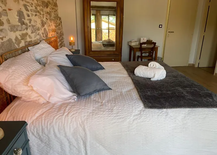 Couette-café La Ferme Des Hautins - -d'hôtes Rieucaze